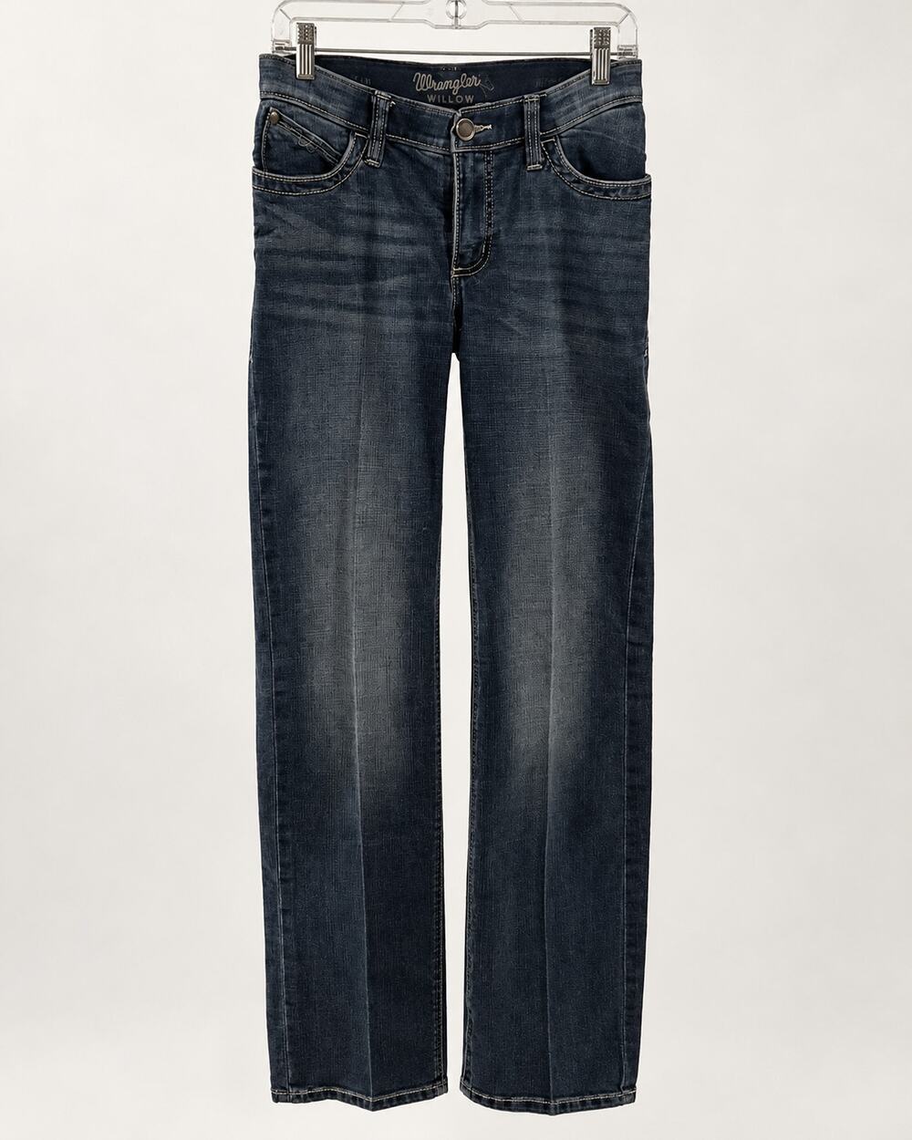 Wrangler Willow Ultimate Riding Jeans Dark Wash Size 5x36 Bootcut Preloved